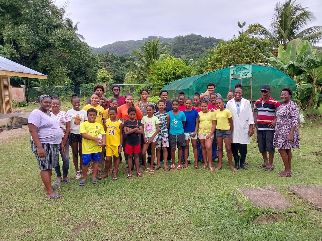 SIAH revitalising the school garden at Anse Boileau Primary School