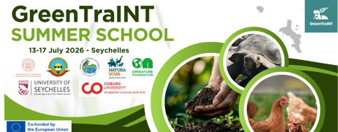 GreenTraINT Summer School 2026 banner showing participating partner organisations