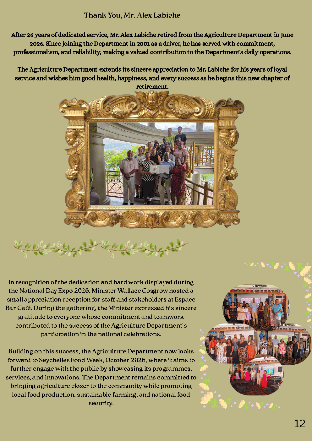 Agriculture Department Newsletter June 2026 - page 12