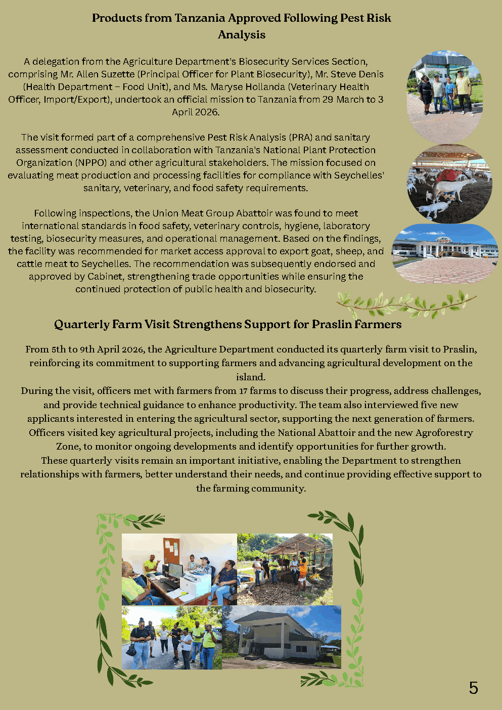 Agriculture Department Newsletter June 2026 - page 5