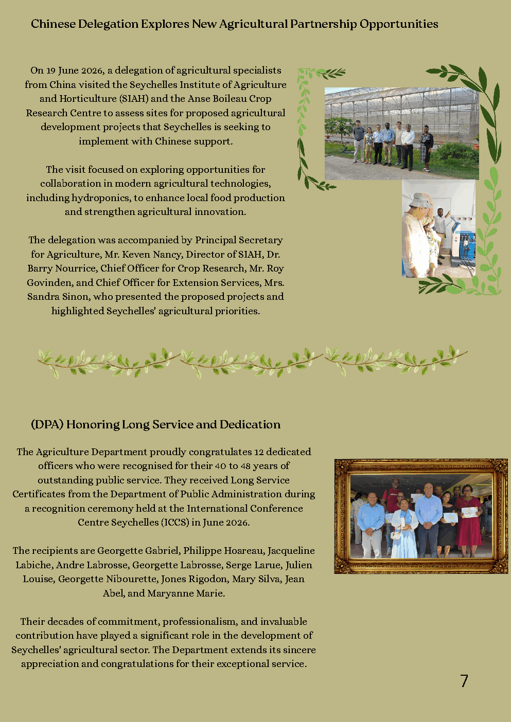 Agriculture Department Newsletter June 2026 - page 7