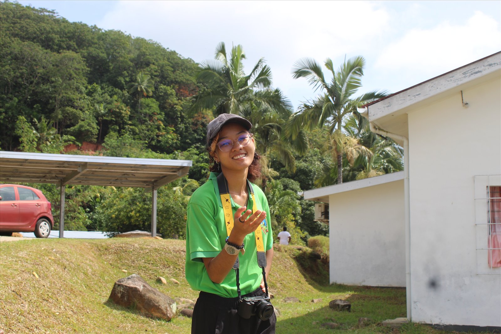 SIAH student photographer documenting the GreenTraINT programme