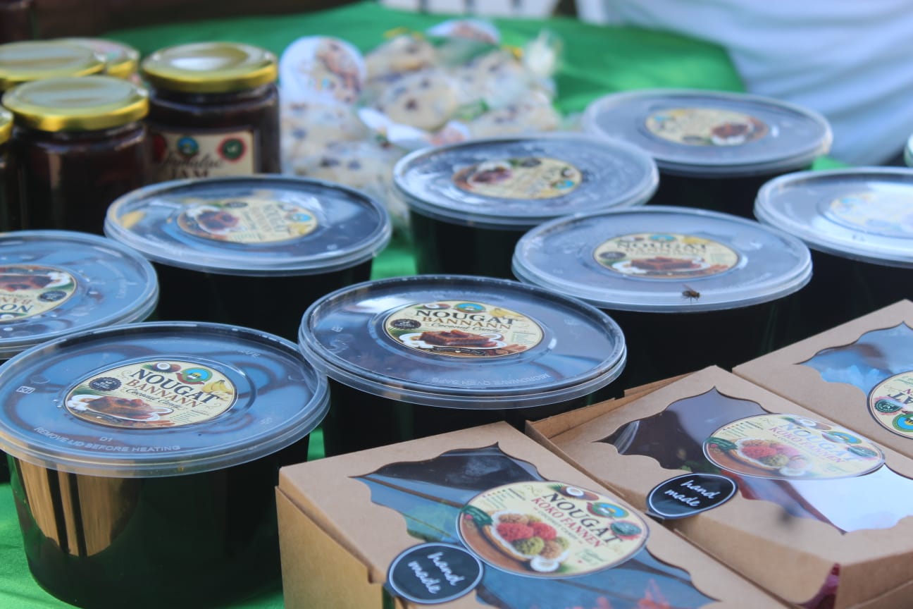 Nougat Bannann - traditional Seychellois banana nougat