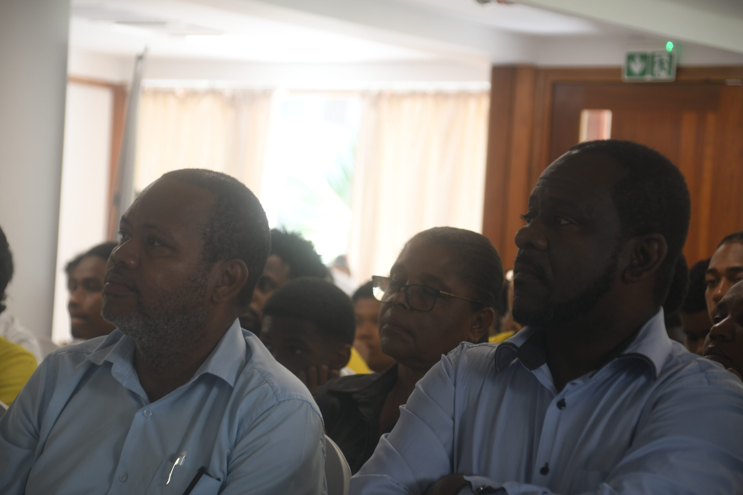 Guests seated in the front row at the SIAH Info Day