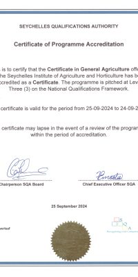 4.Certificate of Programme Accreditation- Certificate in General Agriculture_page-0001